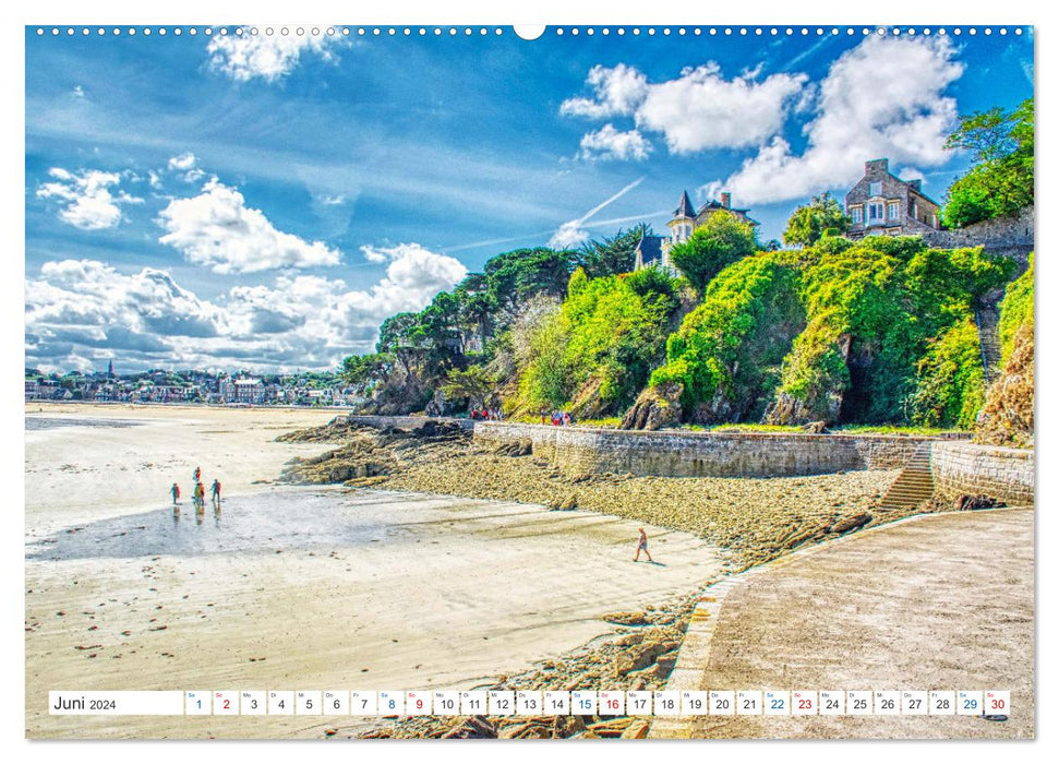 Normandie und Bretagne - Frankreichs schöner Nordwesten (CALVENDO Wandkalender 2024)