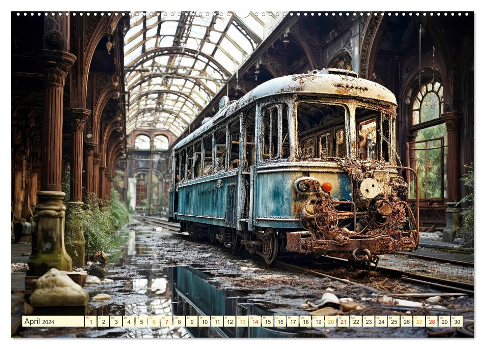Straßenbahn ausgedient (CALVENDO Premium Wandkalender 2024)