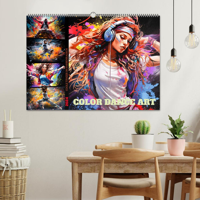 Color Dance Art (CALVENDO Wandkalender 2024)