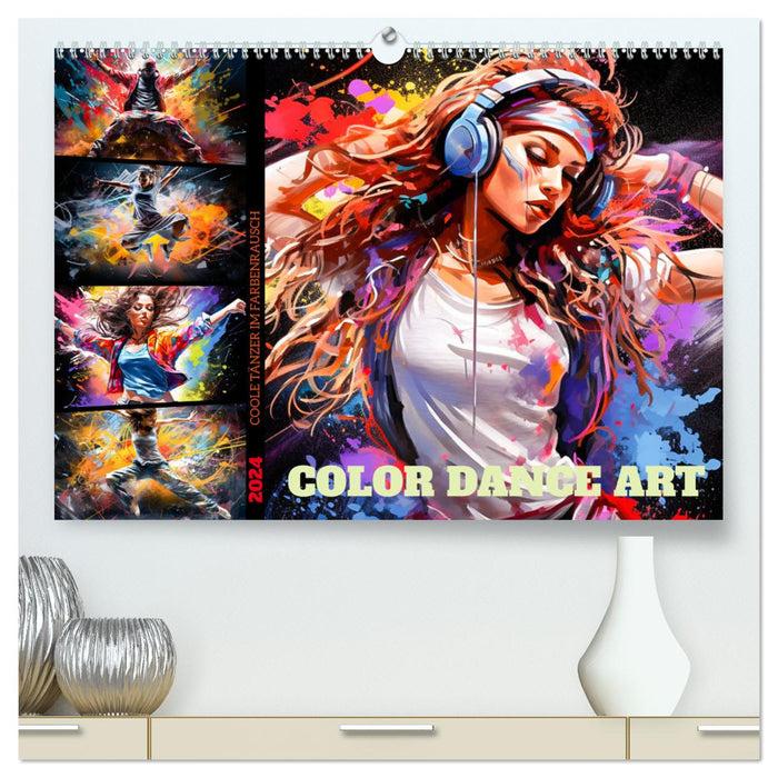 Color Dance Art (CALVENDO Premium Wandkalender 2024)