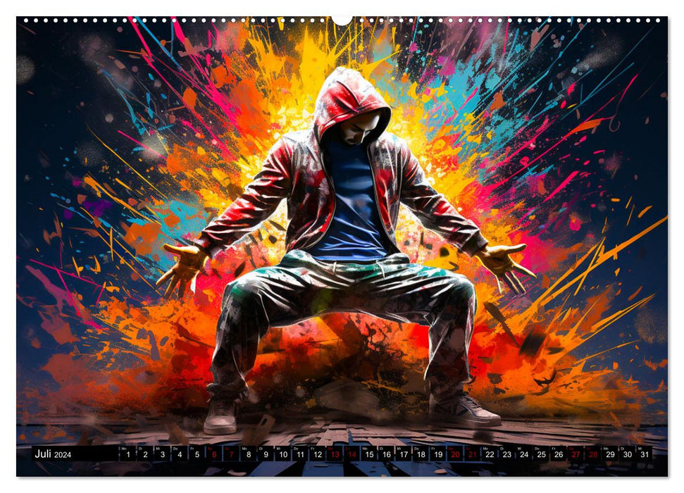 Color Dance Art (CALVENDO Premium Wandkalender 2024)