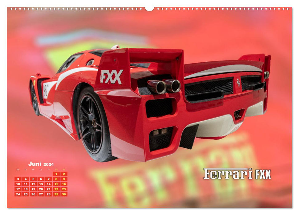 Ferrari - Synonym für Motorsport (CALVENDO Premium Wandkalender 2024)