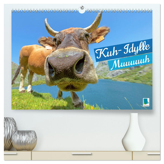 Kuh-Idylle: Muuuuuh (CALVENDO Premium Wandkalender 2024)