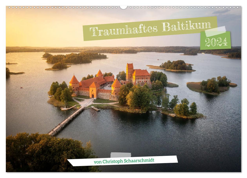 Pays baltes fantastiques (calendrier mural CALVENDO 2024) 