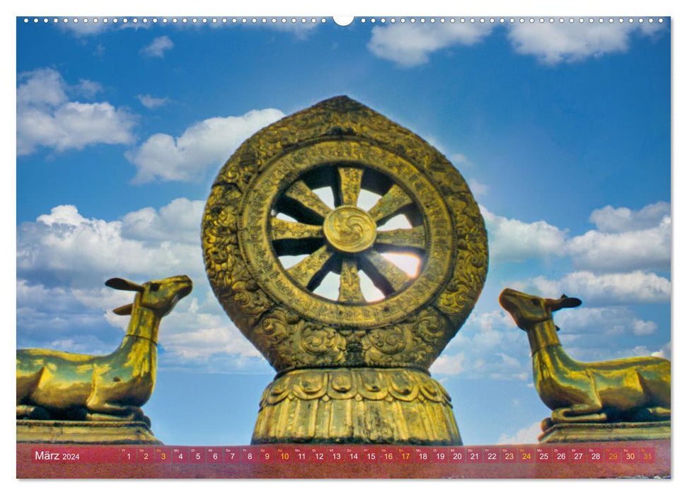 Tibet Das vergessene Land (CALVENDO Premium Wandkalender 2024)