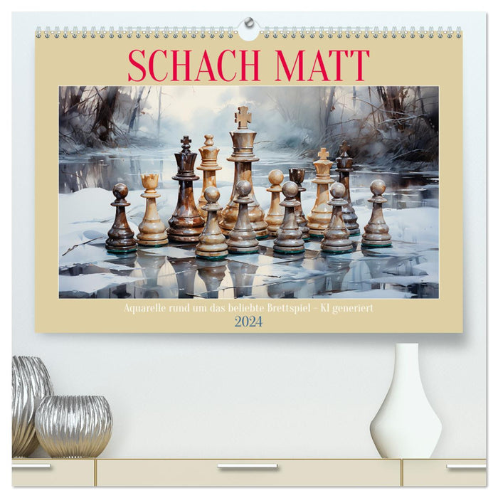 Schach Matt (CALVENDO Premium Wandkalender 2024)