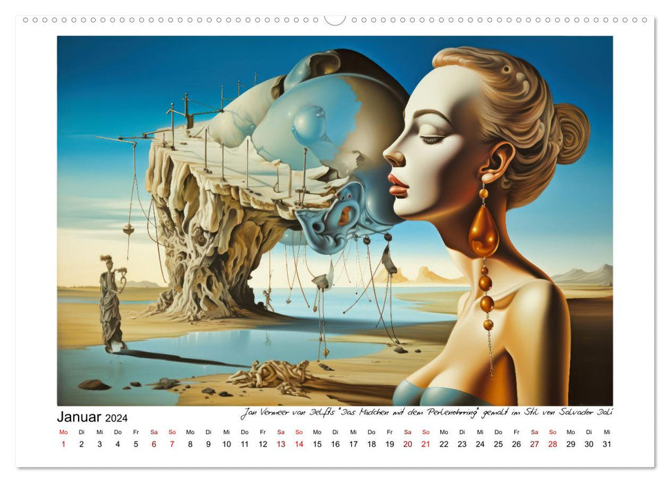 Malertausch (CALVENDO Wandkalender 2024)