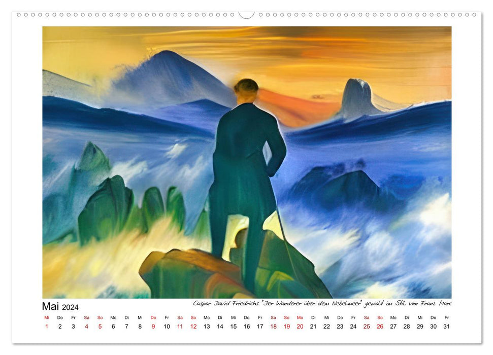 Malertausch (CALVENDO Wandkalender 2024)