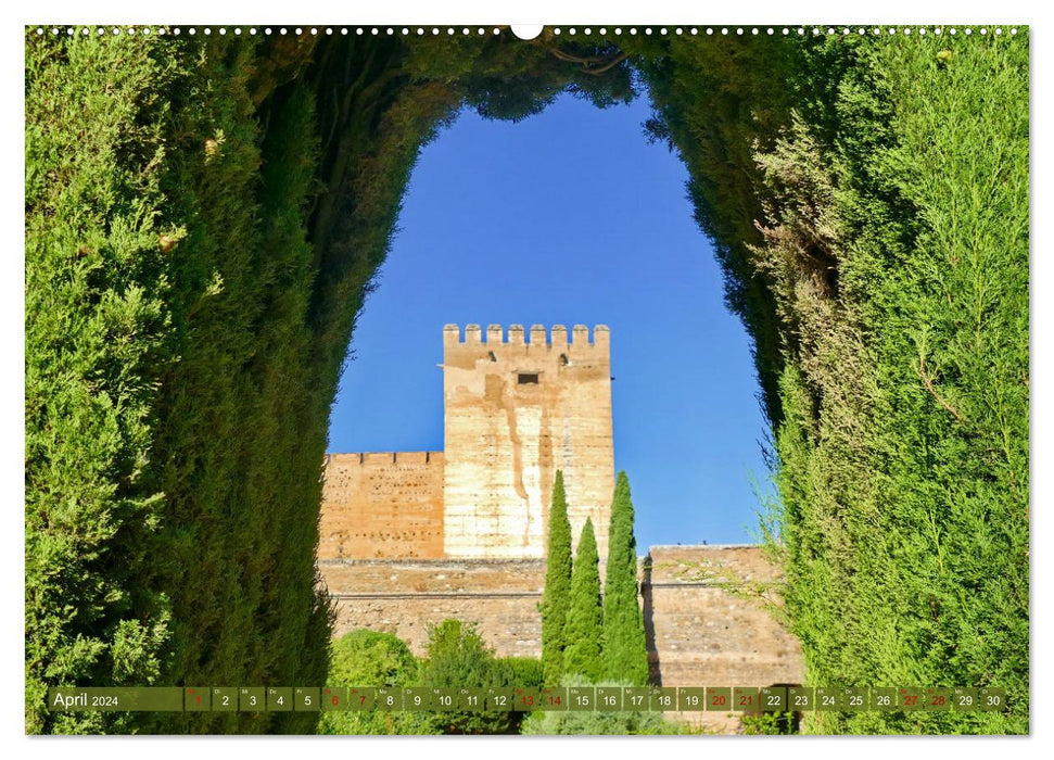 Andalousie, architecture et tradition (Calendrier mural CALVENDO 2024) 