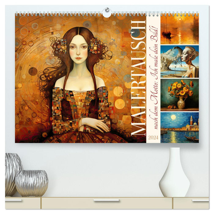 Malertausch (CALVENDO Premium Wandkalender 2024)