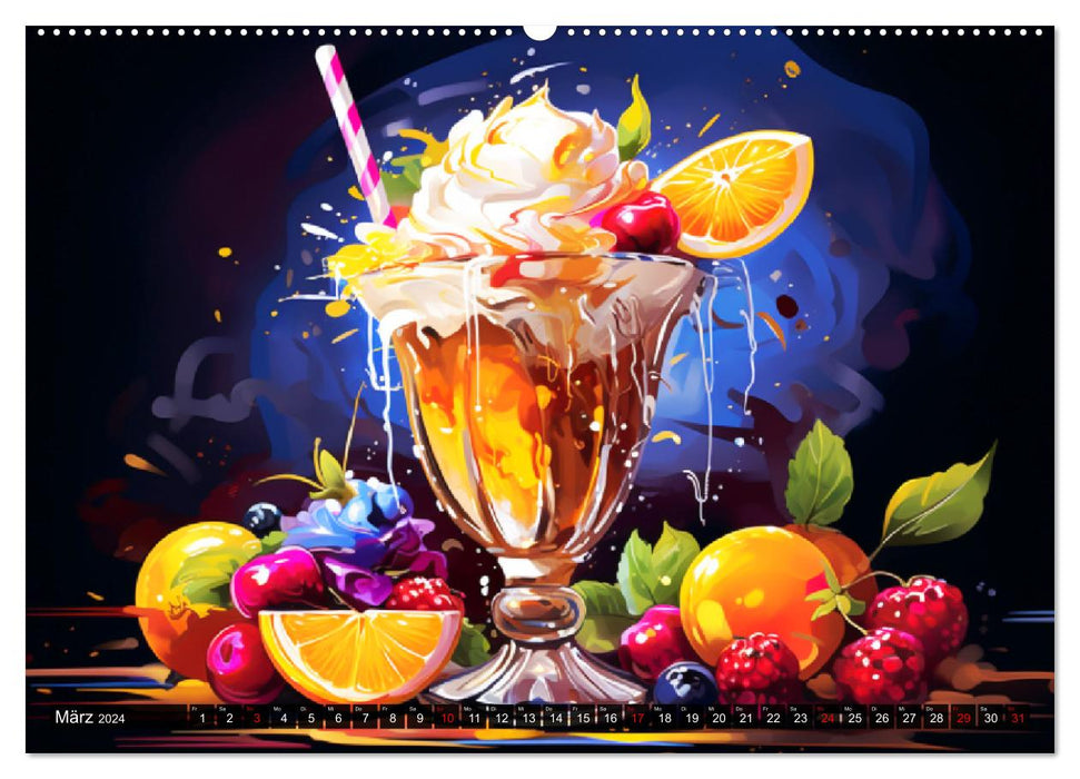 Cocktails. Fruchtige Getränke-Vielfalt (CALVENDO Premium Wandkalender 2024)