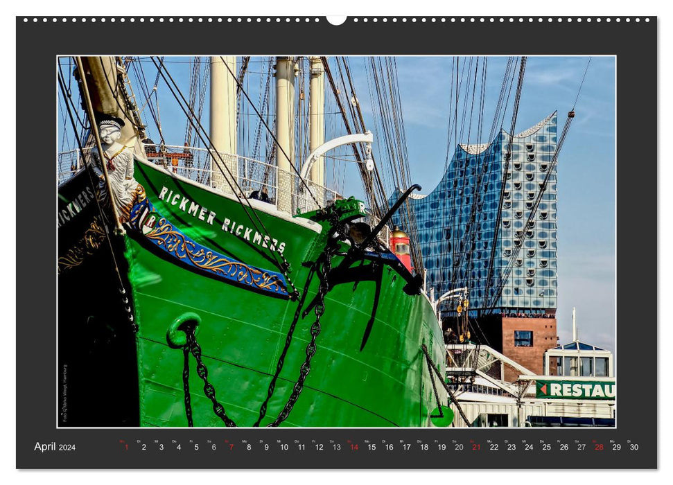 The Elbphilharmonie Hamburg (Calvendo Premium Calendrier mural 2024) 