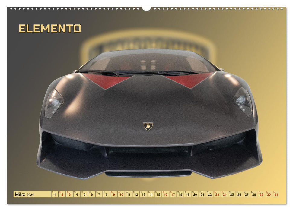 Ikonen der Automobilkunst (CALVENDO Premium Wandkalender 2024)