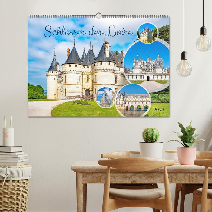 Châteaux de la Loire (Calendrier mural CALVENDO 2024) 