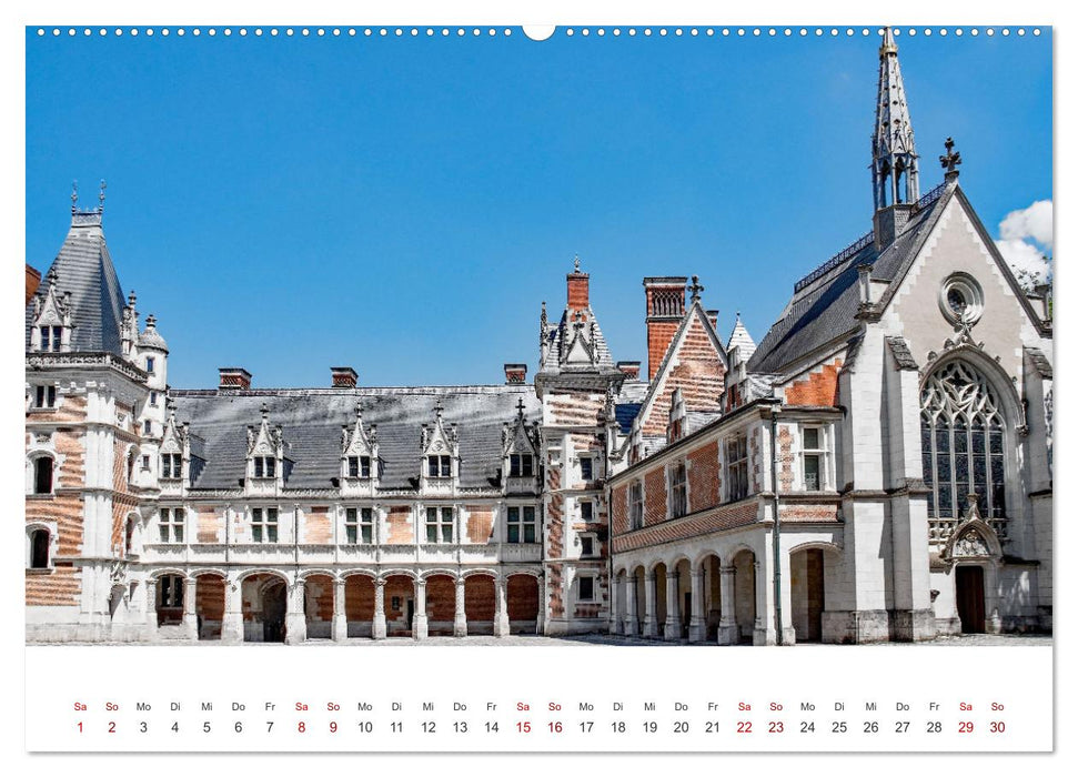 Schlösser der Loire (CALVENDO Wandkalender 2024)