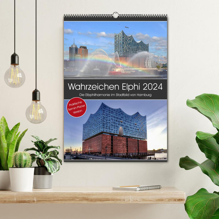 Wahrzeichen Elphi (CALVENDO Wandkalender 2024)