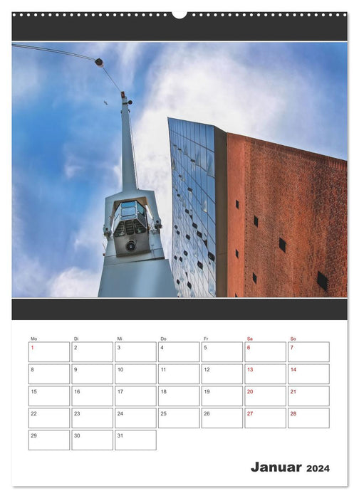 Wahrzeichen Elphi (CALVENDO Wandkalender 2024)