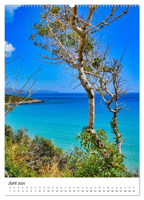 Kreta - Traumhafte Aussichten aufs Meer (CALVENDO Wandkalender 2024)