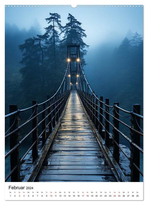 Brücken (CALVENDO Wandkalender 2024)