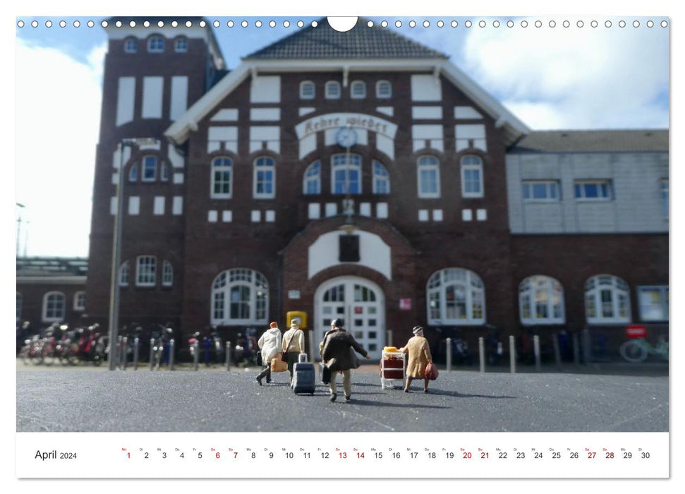 Wangerooge - kleine und große Urlaubserlebnisse (CALVENDO Wandkalender 2024)