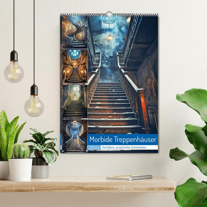 Morbide Treppenhäuser (CALVENDO Wandkalender 2024)