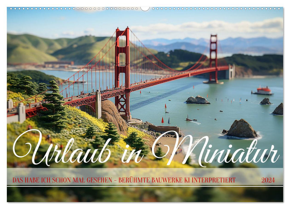 Urlaub in Miniatur (CALVENDO Wandkalender 2024)