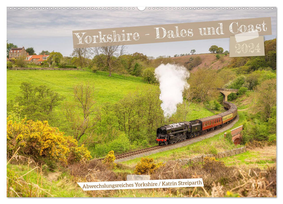 Yorkshire - Dales und Coast (CALVENDO Wandkalender 2024)