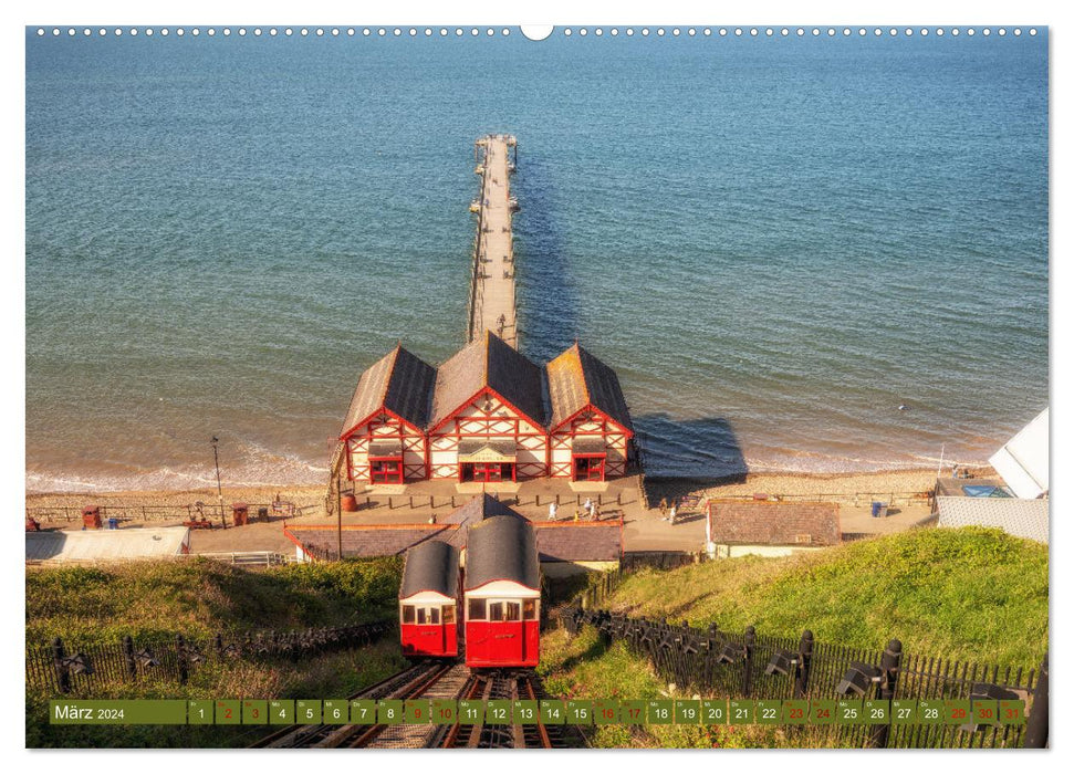 Yorkshire - Dales und Coast (CALVENDO Wandkalender 2024)