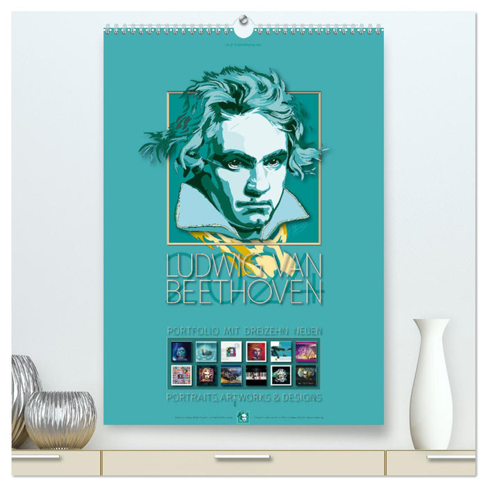 Ludwig van Beethoven - 2024 (CALVENDO Premium Wandkalender 2024)