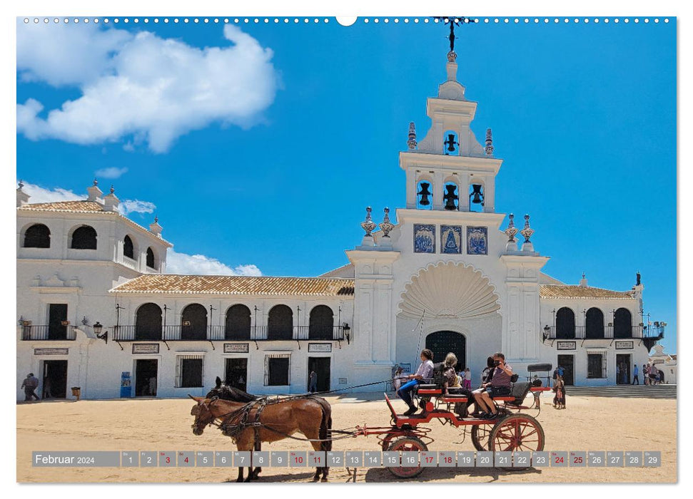 Andalusien, historische Bauwerke, weiße Dörfer, blaues Meer (CALVENDO Wandkalender 2024)