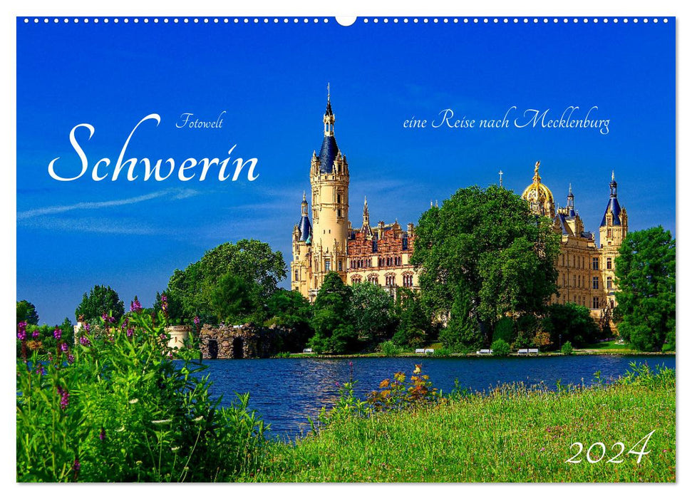 Schwerin Mecklenburg (CALVENDO Wandkalender 2024)
