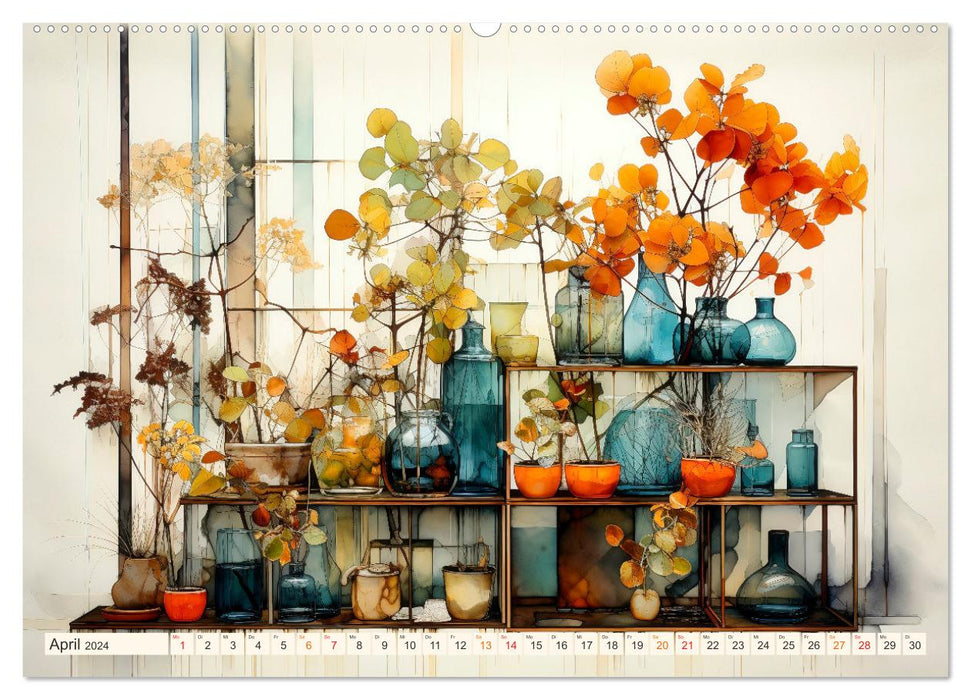 Blumen Präsentation (CALVENDO Premium Wandkalender 2024)