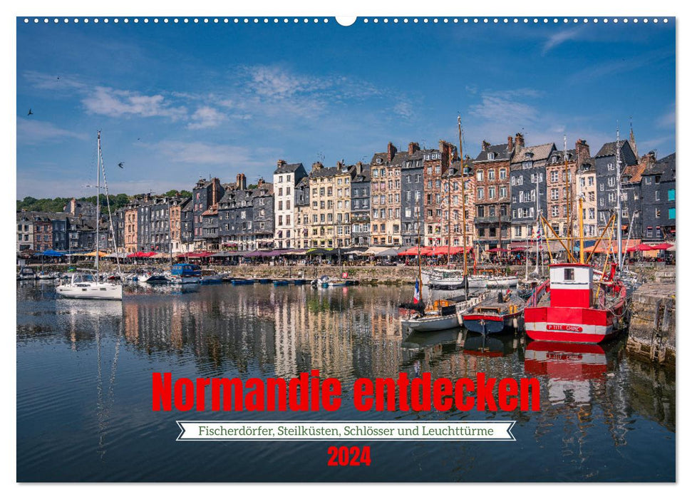 Normandie entdecken (CALVENDO Wandkalender 2024)