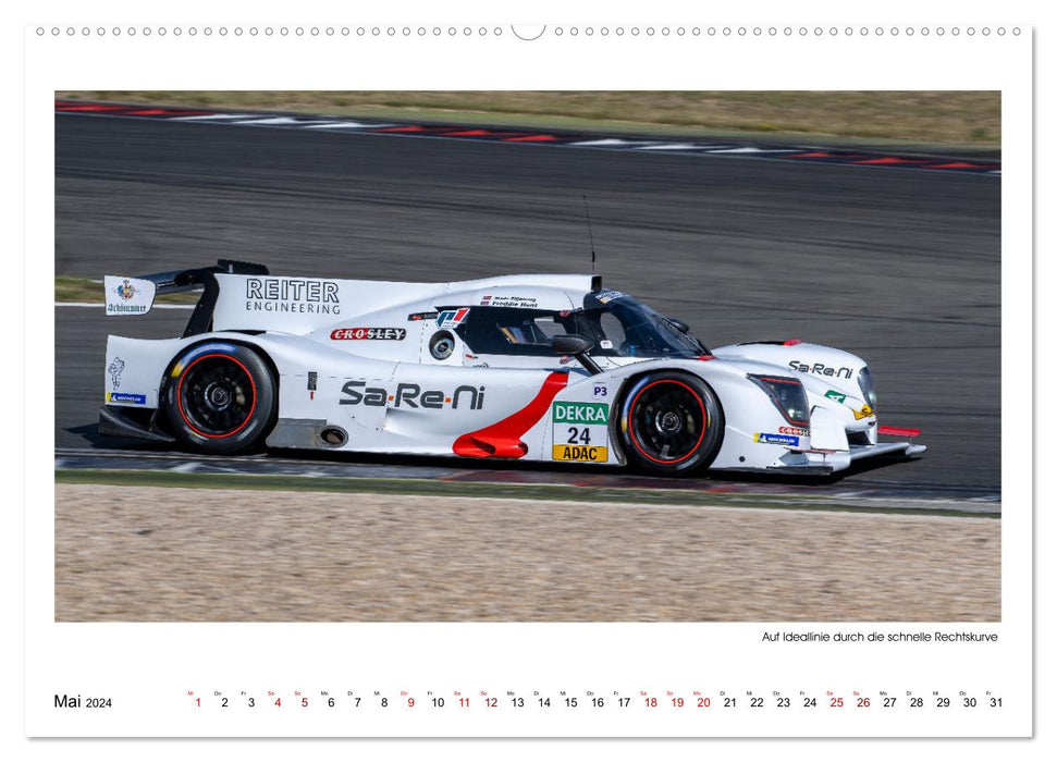 Prototype Racing - Le Mans Feeling am Nürburgring (CALVENDO Premium Wandkalender 2024)