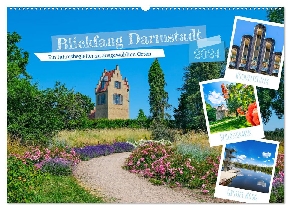 Blickfang Darmstadt! (CALVENDO Wandkalender 2024)
