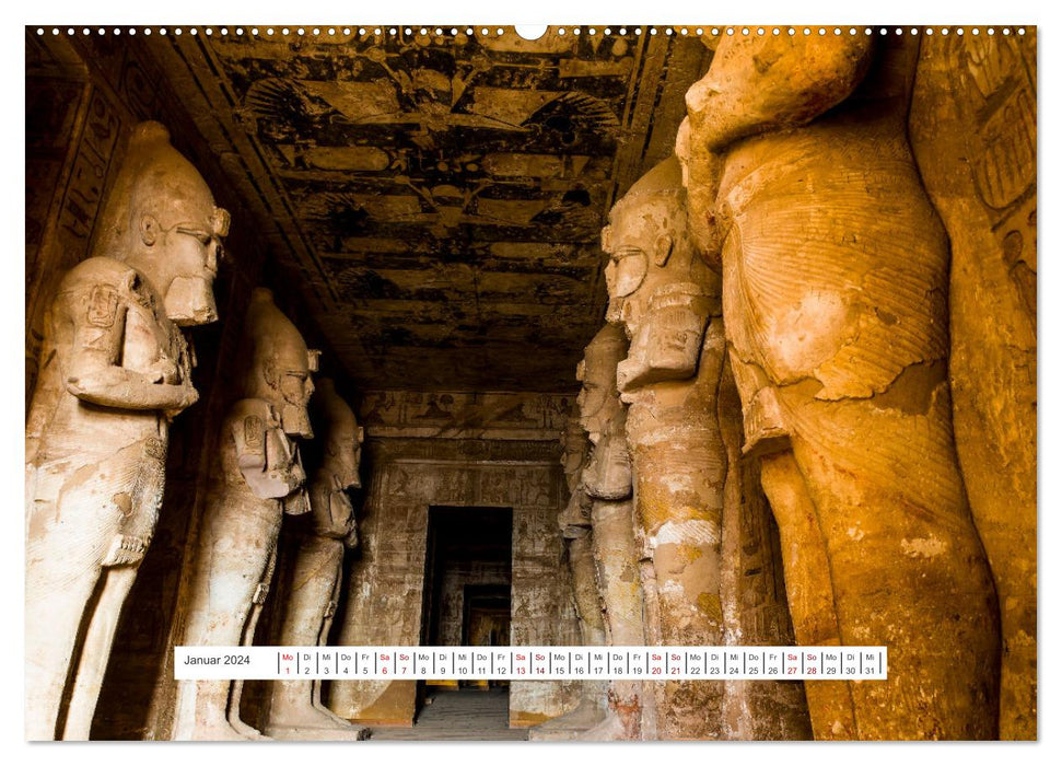 Bauwerke der Pharaonen (CALVENDO Wandkalender 2024)