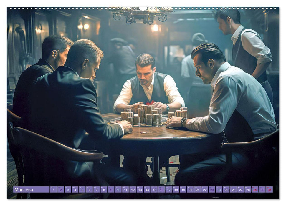 Die Welt der Pokerspieler (CALVENDO Premium Wandkalender 2024)