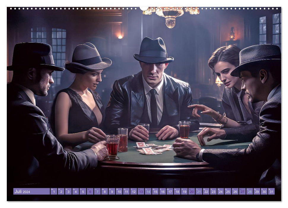 Die Welt der Pokerspieler (CALVENDO Premium Wandkalender 2024)