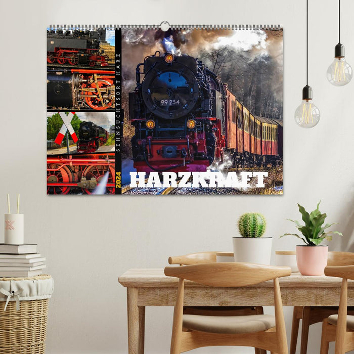 HARZKRAFT - SEHNSUCHTSORT HARZ (CALVENDO Wandkalender 2024)