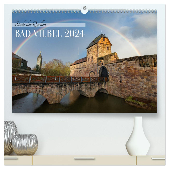 In und um BAD VILBEL (CALVENDO Premium Wandkalender 2024)