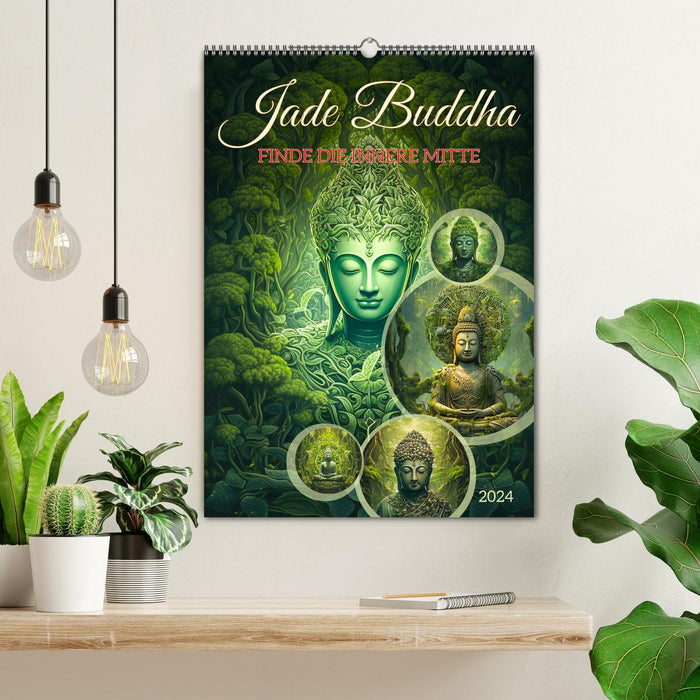 Jade Buddha - Finde die innere Mitte (CALVENDO Wandkalender 2024)