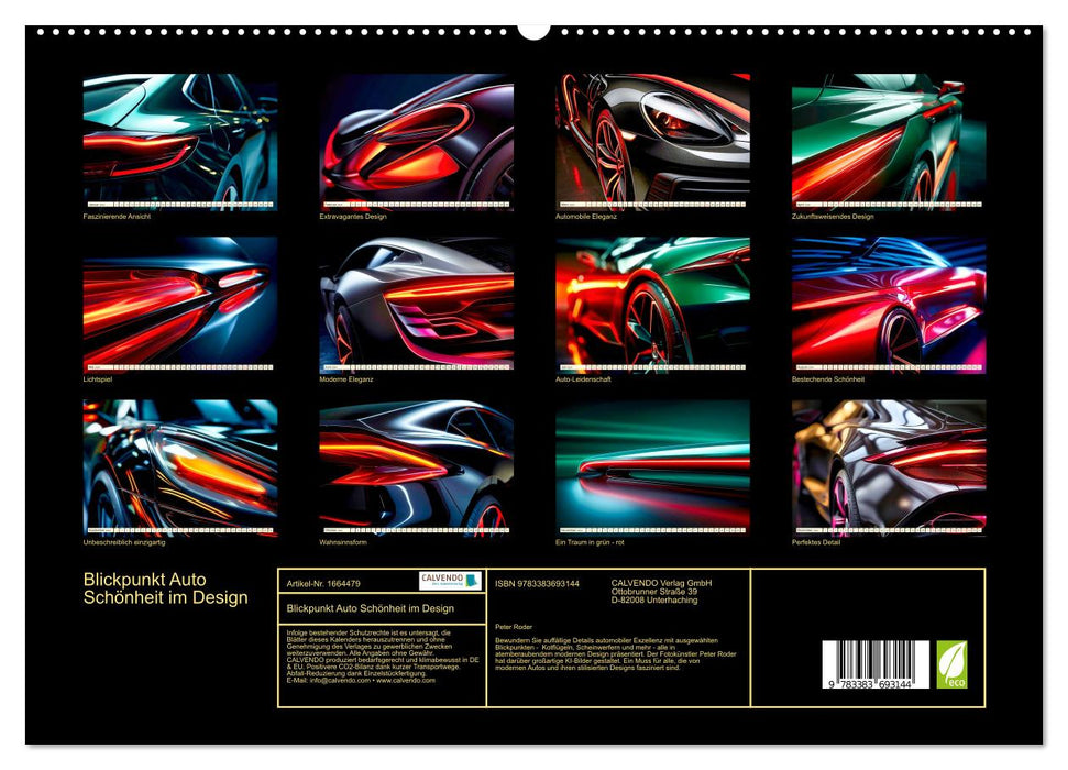 Blickpunkt Auto Schönheit im Design (CALVENDO Premium Wandkalender 2024)