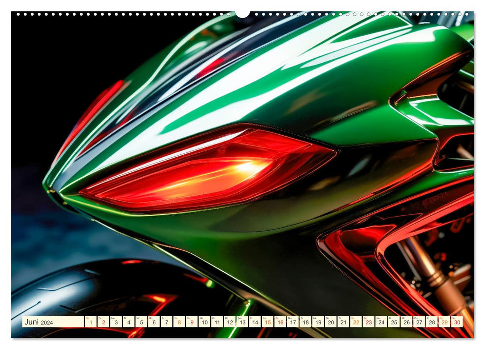 Blickpunkt Motorrad Schönheit im Design (CALVENDO Wandkalender 2024)