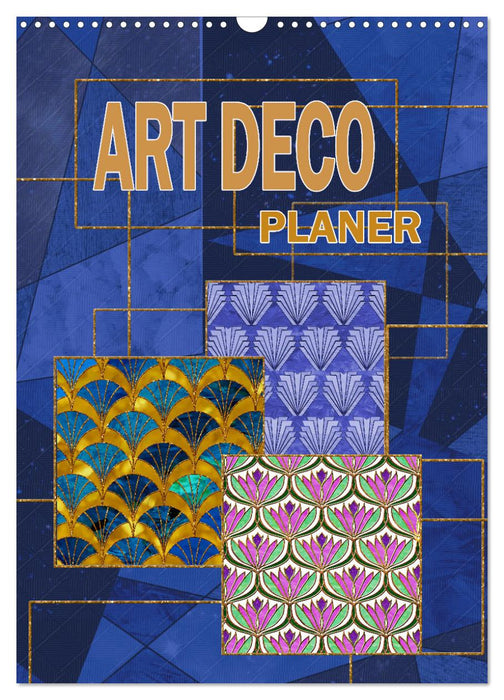 Art Deco Planer (CALVENDO Wandkalender 2024)