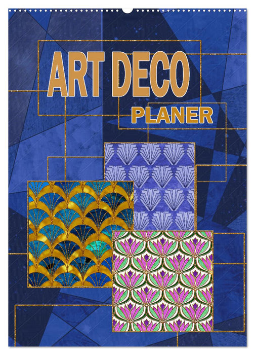 Art Deco Planer (CALVENDO Wandkalender 2024)
