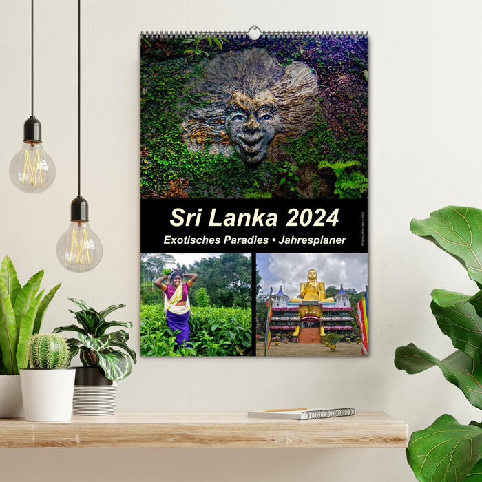 Sri Lanka 2024 - Exotisches Paradies - Jahresplaner (CALVENDO Wandkalender 2024)