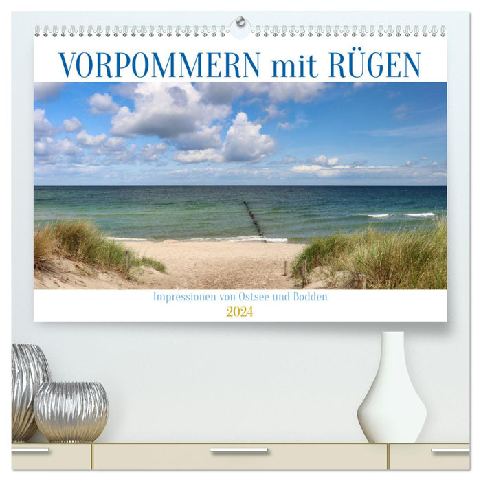 Vorpommern mit Rügen (CALVENDO Premium Wandkalender 2024)