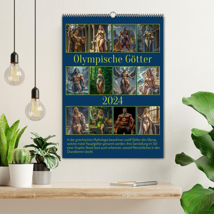 Olympische Götter (CALVENDO Wandkalender 2024)