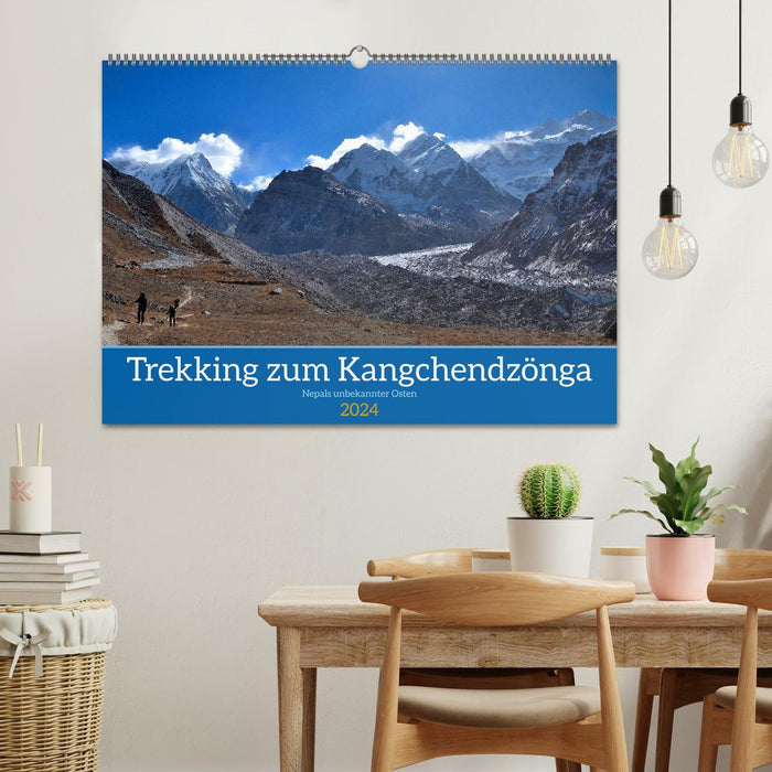Trekking zum Kangchendzönga (CALVENDO Wandkalender 2024)