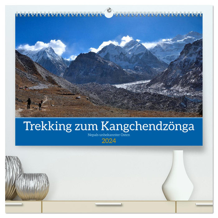 Trekking zum Kangchendzönga (CALVENDO Premium Wandkalender 2024)